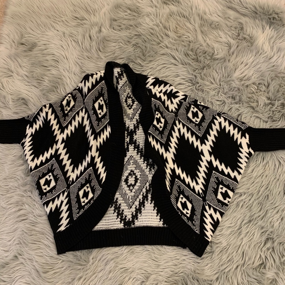 Aztec dolman sweater